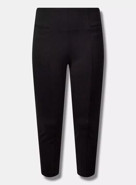 Torrid Studio Luxe Point Pull On Skinny Pants Black Tall Size 2 NWT